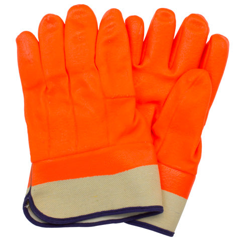 Orange PVC Gloves
