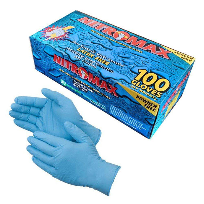 Blue Nitrile Gloves (Standard) 5 Mil
