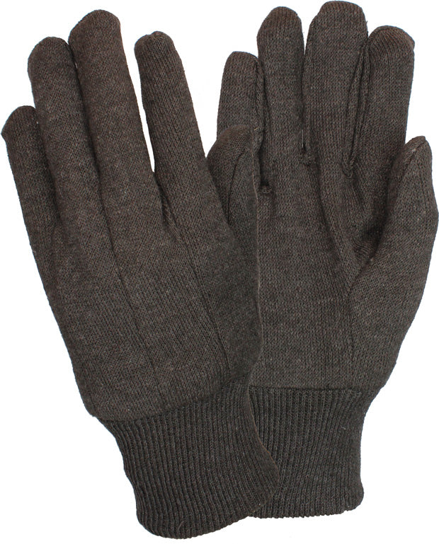 Brown Jersey Gloves