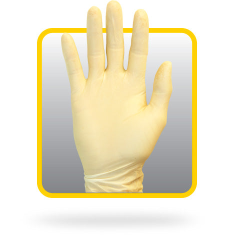 Natural Latex Gloves - Premium Grade